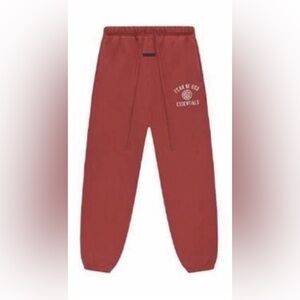 Fear of God Essentials Red Sweatpants NEW WITH TAGS - SMALL